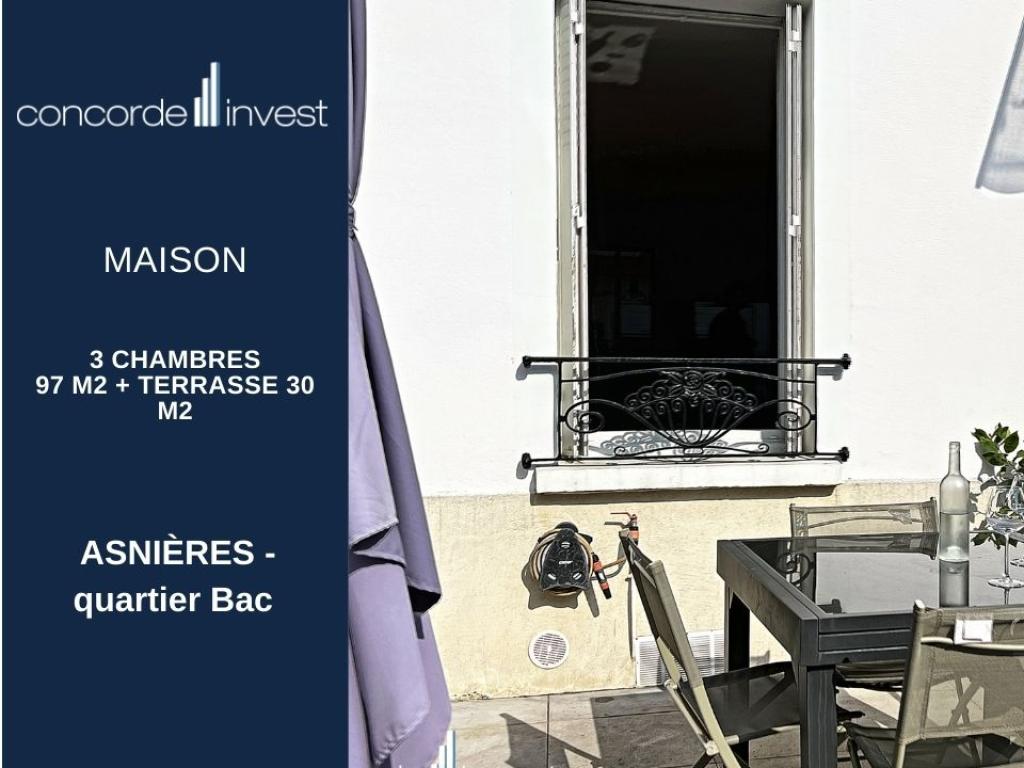 Maison à vendre asnieres sur seine 92600 - CONCORDE INVEST PARIS 17 - MAV59495